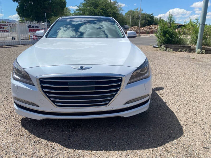 Used 2016 Hyundai Genesis Base with VIN KMHGN4JE2GU110659 for sale in Albuquerque, NM