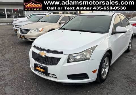 2013 Chevrolet Cruze for sale at Adams Motors Sales in Price UT