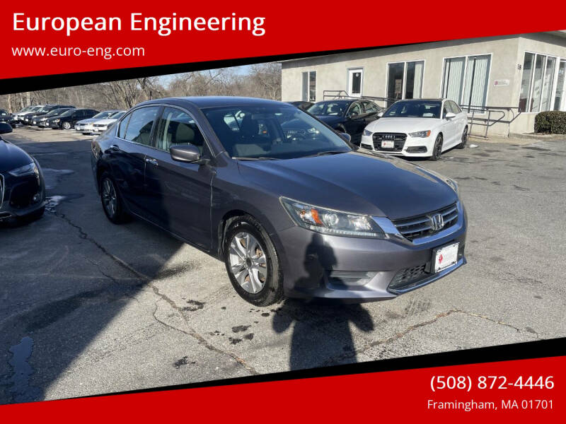 2015 Honda Accord for sale at European Engineering in Framingham MA