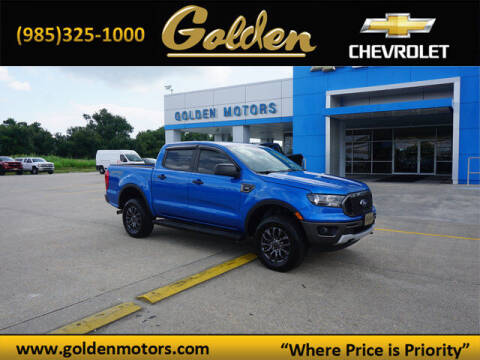 2021 Ford Ranger for sale at GOLDEN MOTORS in Cut Off LA