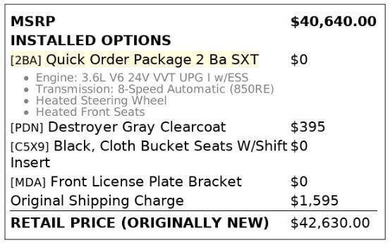 2023 Dodge Durango SXT