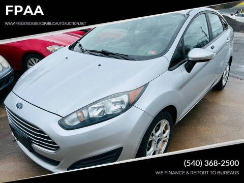 2015 Ford Fiesta for sale at FPAA in Fredericksburg VA