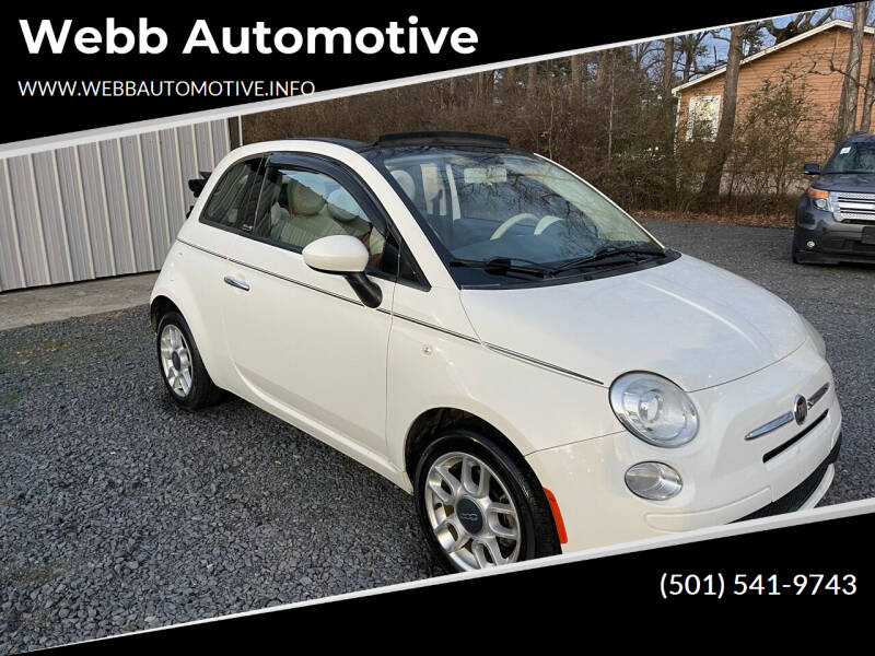 2012 FIAT 500c for sale at Webb Automotive in Maumelle AR