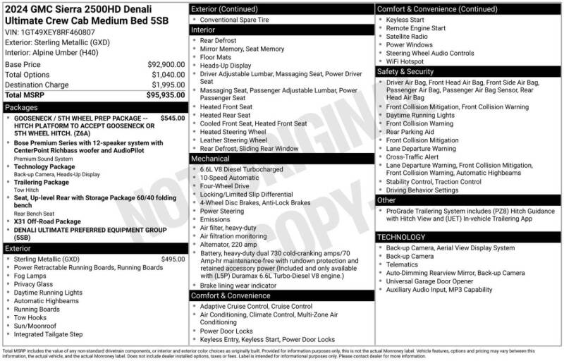 2024 GMC Sierra 2500HD