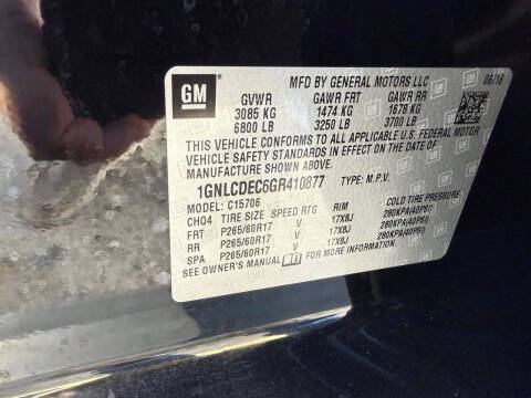 2016 Chevrolet Tahoe Police