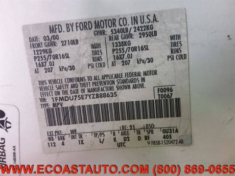 2000 Ford Explorer Limited