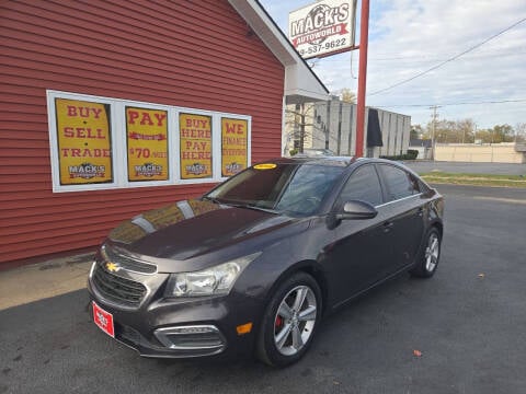 2015 Chevrolet Cruze for sale at Mack's Autoworld in Toledo OH