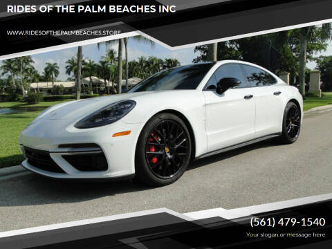 2020 Porsche Panamera for sale at RIDES OF THE PALM BEACHES INC in Boca Raton FL