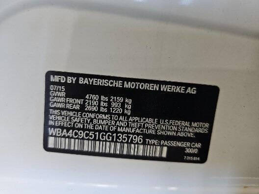 2016 BMW 4 Series 428i xDrive Gran Coupe