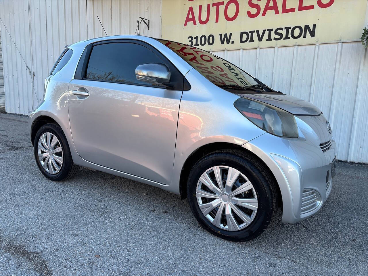 Silver 2012 Scion iQ Base 2dr Hatchback 2