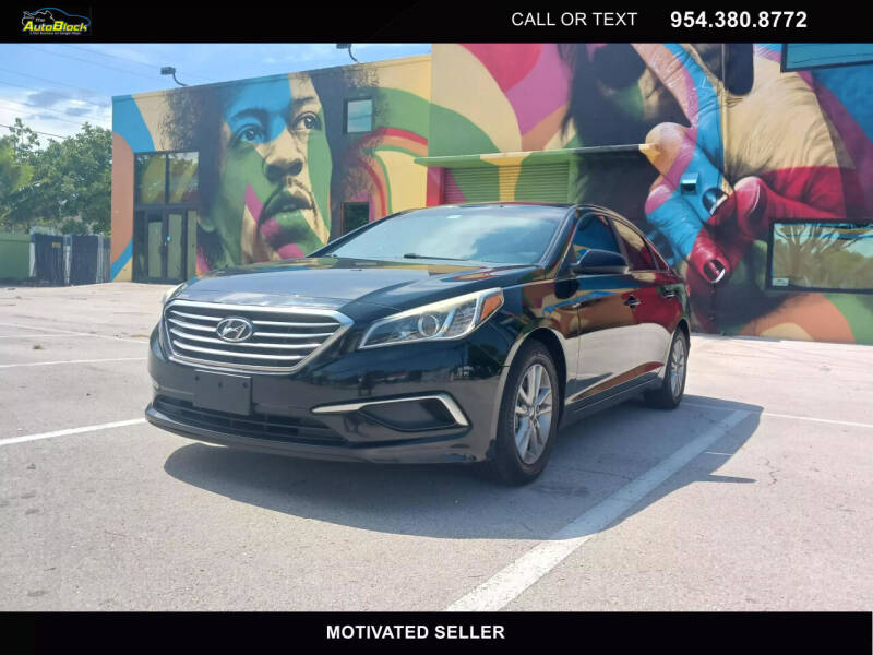 2016 Hyundai Sonata for sale at The Autoblock in Fort Lauderdale FL