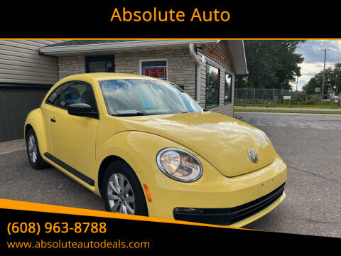 2015 Volkswagen Beetle for sale at Absolute Auto in Baraboo WI