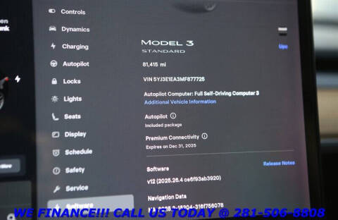 2021 Tesla Model 3 Standard Range Plus