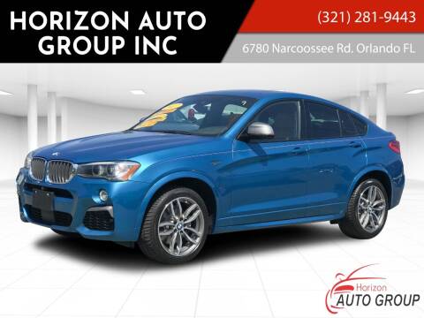 2017 BMW X4 for sale at HORIZON AUTO GROUP INC in Orlando FL