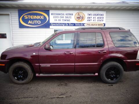 2008 Mercury Mountaineer for sale at STEINKE AUTO INC. - Steinke Auto Inc (South) in Clintonville WI