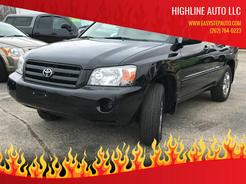 2007 Toyota Highlander for sale at HIGHLINE AUTO LLC in Kenosha WI