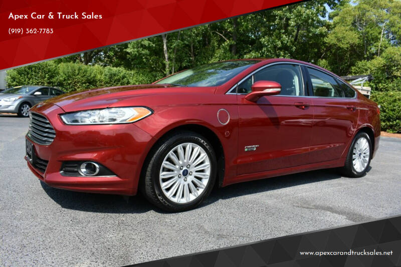2016 Ford Fusion Energi for sale at Apex Car & Truck Sales in Apex NC