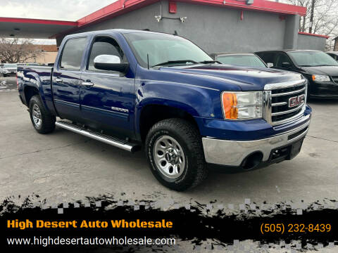 2013 GMC Sierra 1500 for sale at High Desert Auto Wholesale in Albuquerque NM