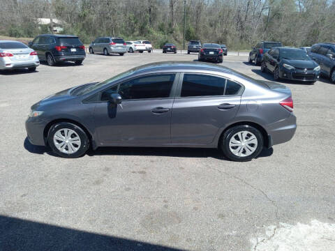 2015 Honda Civic for sale at WALKER MOTORS LLC & TRAILERS in Hattiesburg MS