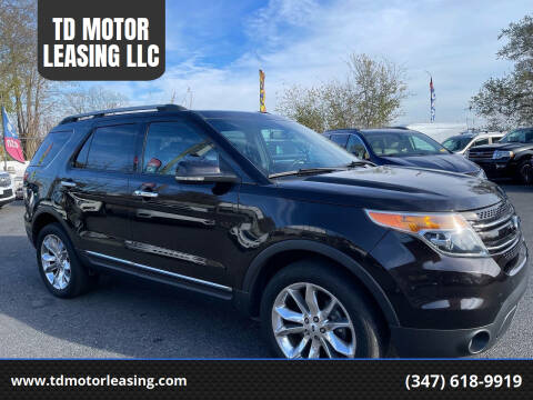 2013 Ford Explorer for sale at TD MOTOR LEASING LLC in Staten Island NY