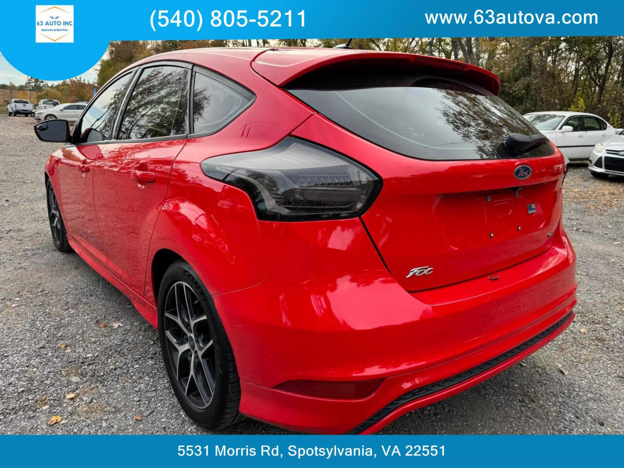 2016 Ford Focus for sale at 63 Auto Inc in Spotsylvania, VA