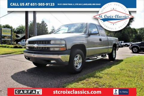 2001 Chevrolet Silverado 1500 for sale at St. Croix Classics in Lakeland MN