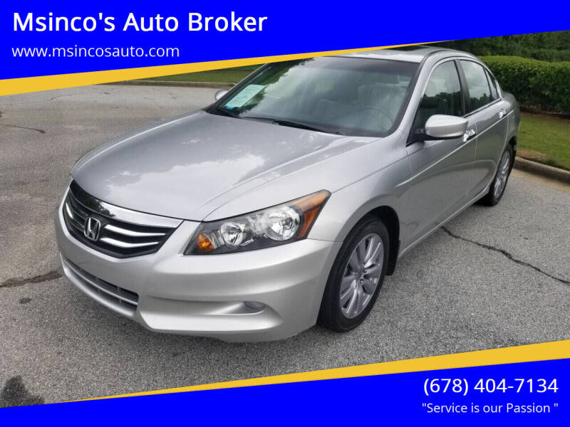 2011 Honda Accord for sale at Msinco's Auto Broker in Snellville GA
