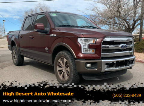 2016 Ford F-150 for sale at High Desert Auto Wholesale in Albuquerque NM