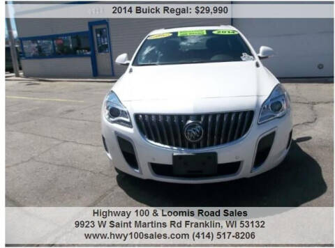 2014 Buick Regal for sale at Highway 100 & Loomis Road Sales in Franklin WI