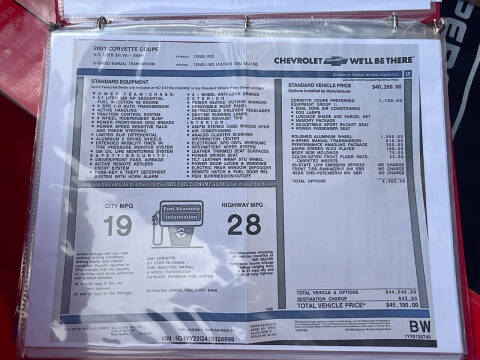 2001 Chevrolet Corvette