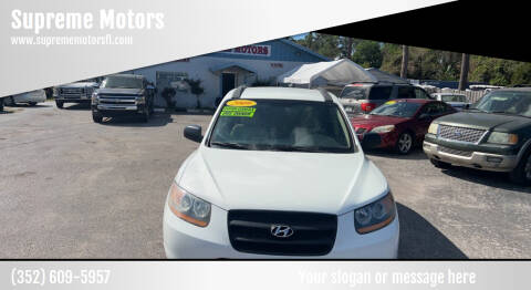 2009 Hyundai Santa Fe for sale at Supreme Motors in Leesburg FL