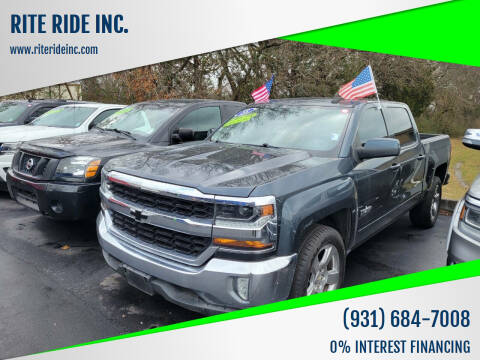 2018 Chevrolet Silverado 1500 for sale at RITE RIDE INC. - Rite Ride Inc 2 in Shelbyville TN