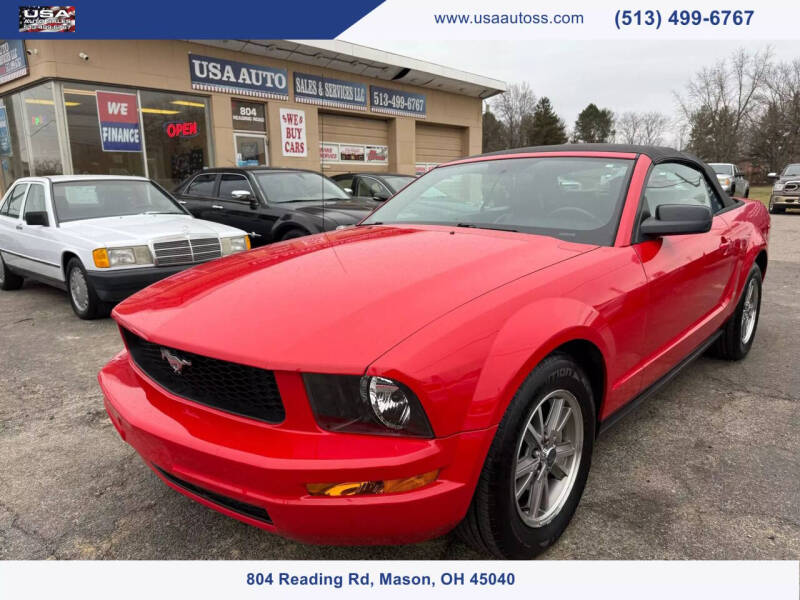 2005 Ford Mustang for sale at USA Auto Sales & Services, LLC in Mason OH