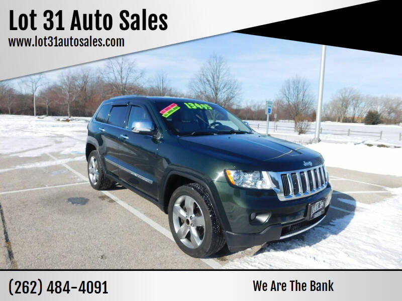 2011 Jeep Grand Cherokee for sale at Lot 31 Auto Sales in Kenosha WI