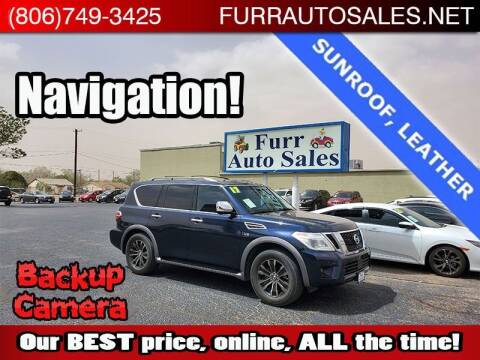 2017 Nissan Armada for sale at FURR AUTO SALES in Lubbock TX