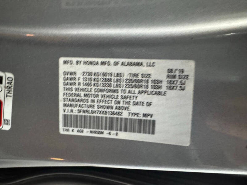 2019 Honda Odyssey EX-L