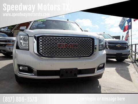 2015 GMC Yukon XL for sale at Speedway Motors TX in Fort Worth TX