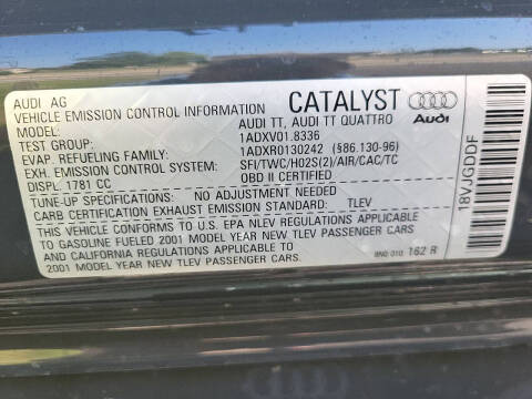 2001 Audi TT 180hp