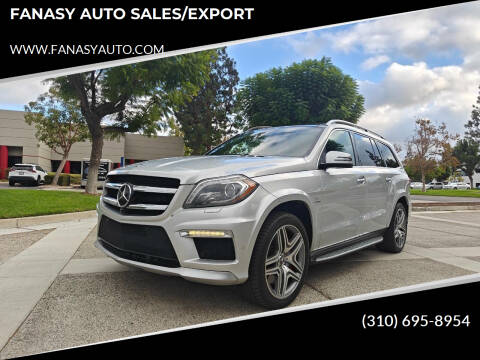 2015 Mercedes-Benz GL-Class for sale at FANASY AUTO SALES/EXPORT in Yorba Linda CA