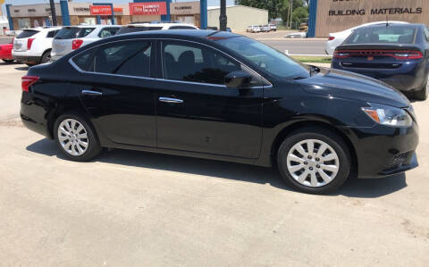 2016 Nissan Sentra for sale at Tiger Auto Sales in Guymon OK