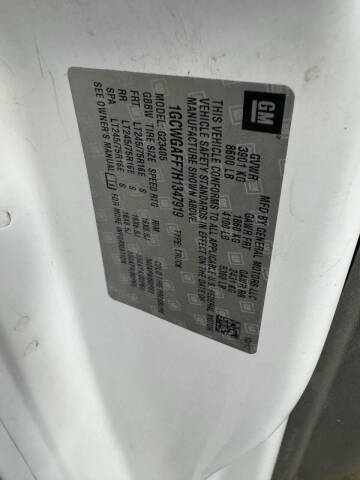 2017 Chevrolet Express 2500