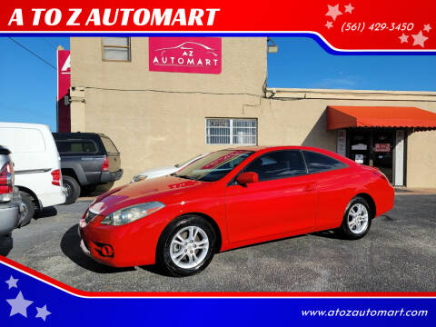 2007 Toyota Camry Solara for sale at A TO Z  AUTOMART in West Palm Beach FL