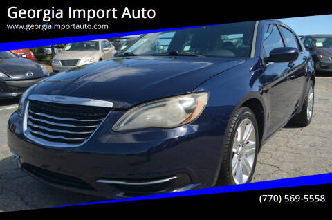 2013 Chrysler 200 for sale at Georgia Import Auto in Alpharetta GA