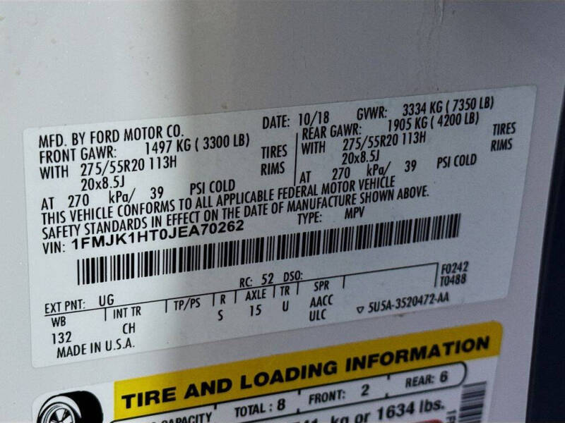 2018 Ford Expedition MAX XLT