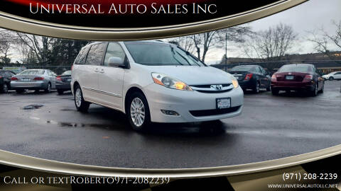 2008 Toyota Sienna for sale at Universal Auto Sales Inc in Salem OR