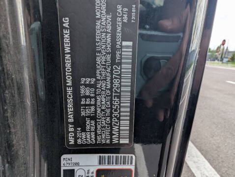 2015 MINI Convertible Cooper S