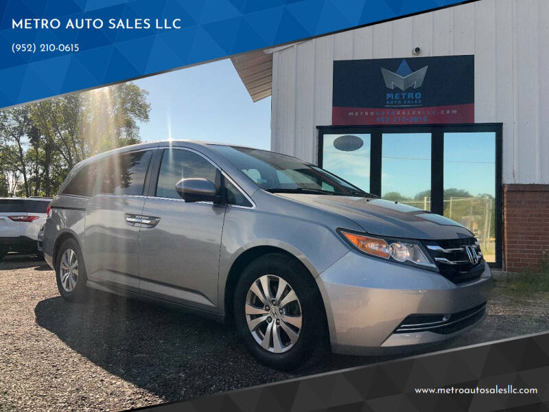 2016 Honda Odyssey for sale at METRO AUTO SALES LLC in Lino Lakes MN