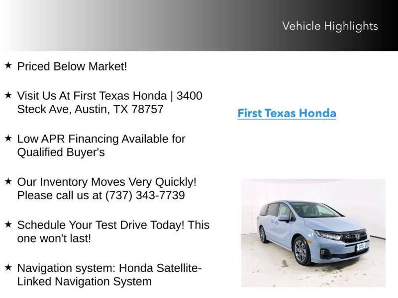 2026 Honda Odyssey Touring