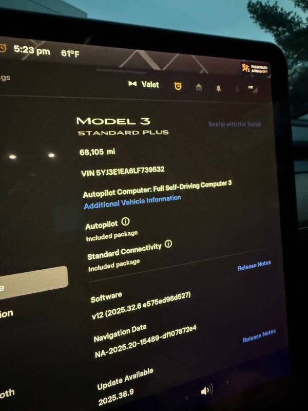 2020 Tesla Model 3 Standard Range Plus