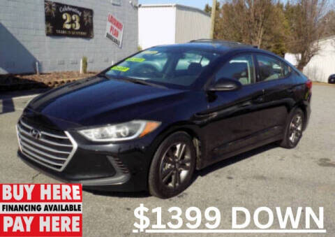2017 Hyundai Elantra for sale at Pro-Motion Motor Co in Lincolnton NC